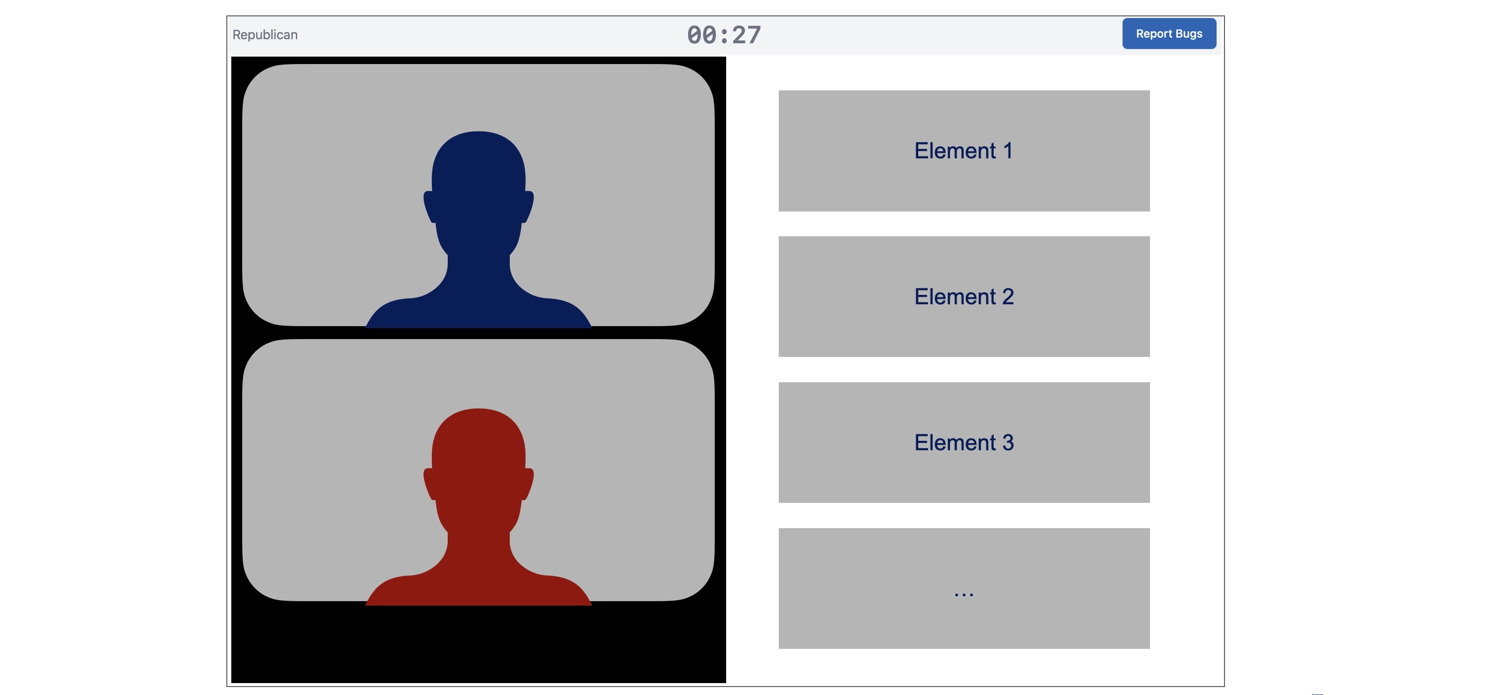 Discussion page layout