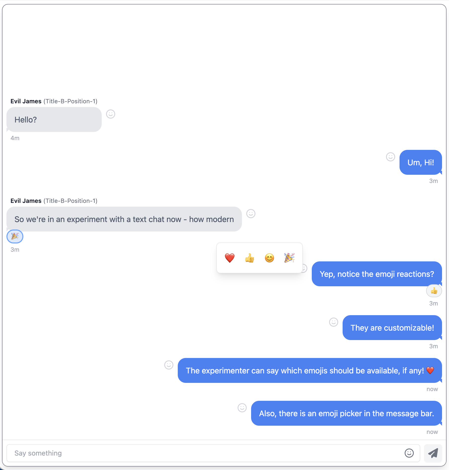 Text Chat